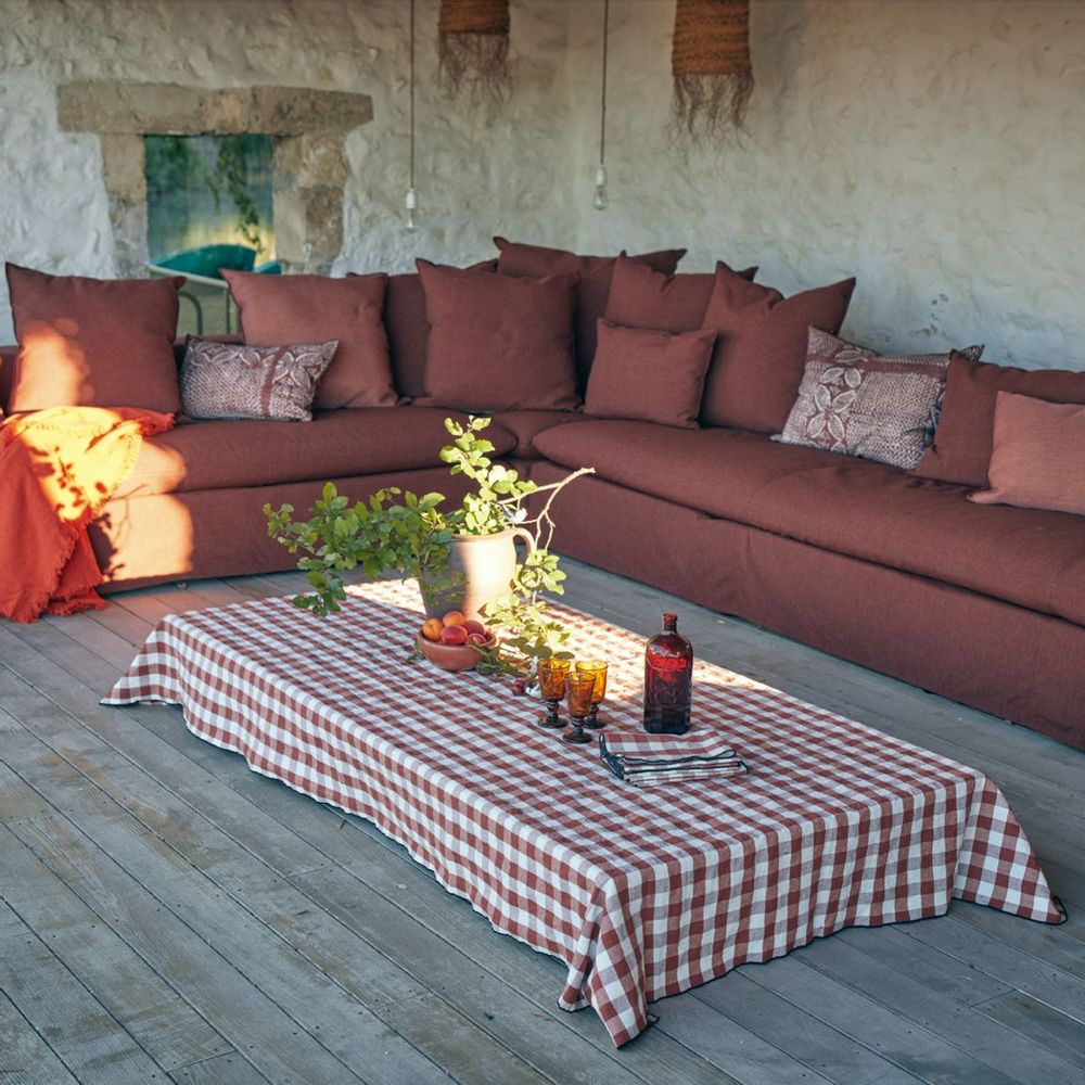 Lawn sofas - GYPSET outdoor modular sofa - MAISON DE VACANCES