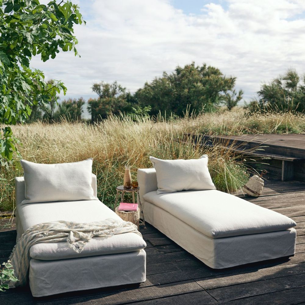 Lawn sofas - GYPSET outdoor modular sofa - MAISON DE VACANCES