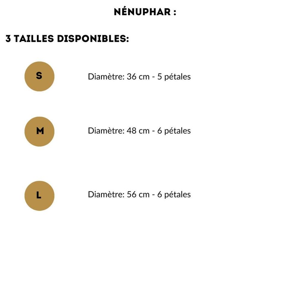 Appliques - Abat-jour NENUPHAR Jaune Ocre - PAS DANS LA MER