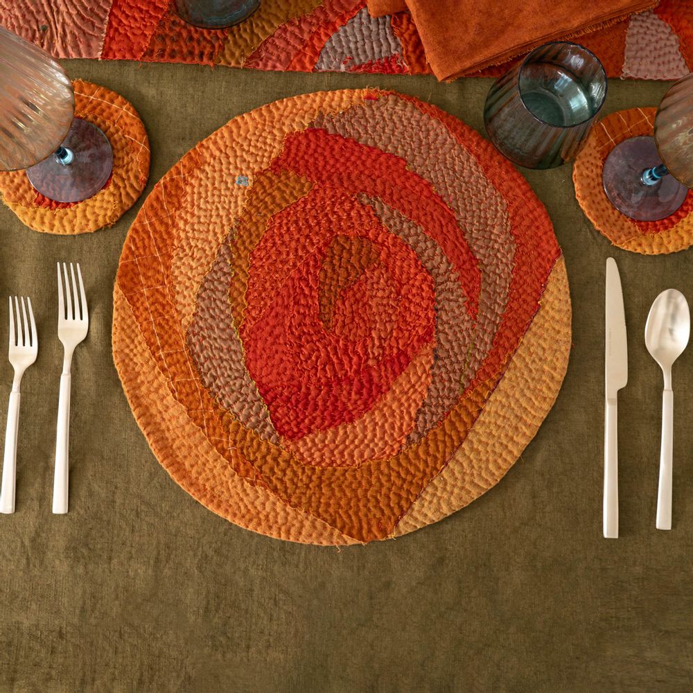 Linge de table textile - Sets de table Rose Fray Patch - MAISON MIEKO