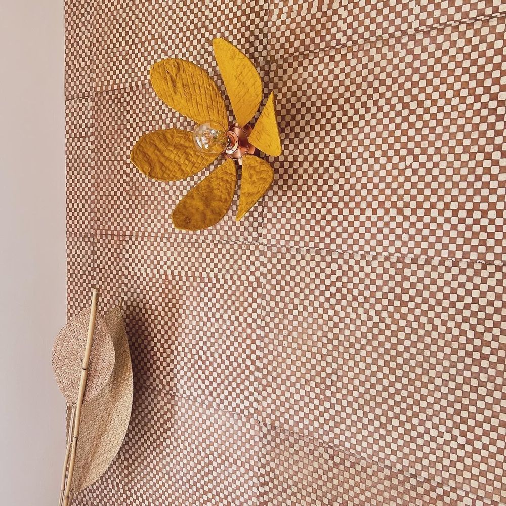 Appliques - Abat-jour NENUPHAR Jaune Ocre - PAS DANS LA MER