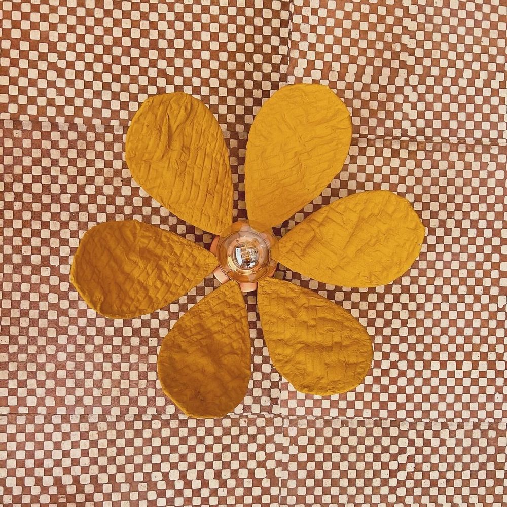 Appliques - Abat-jour NENUPHAR Jaune Ocre - PAS DANS LA MER