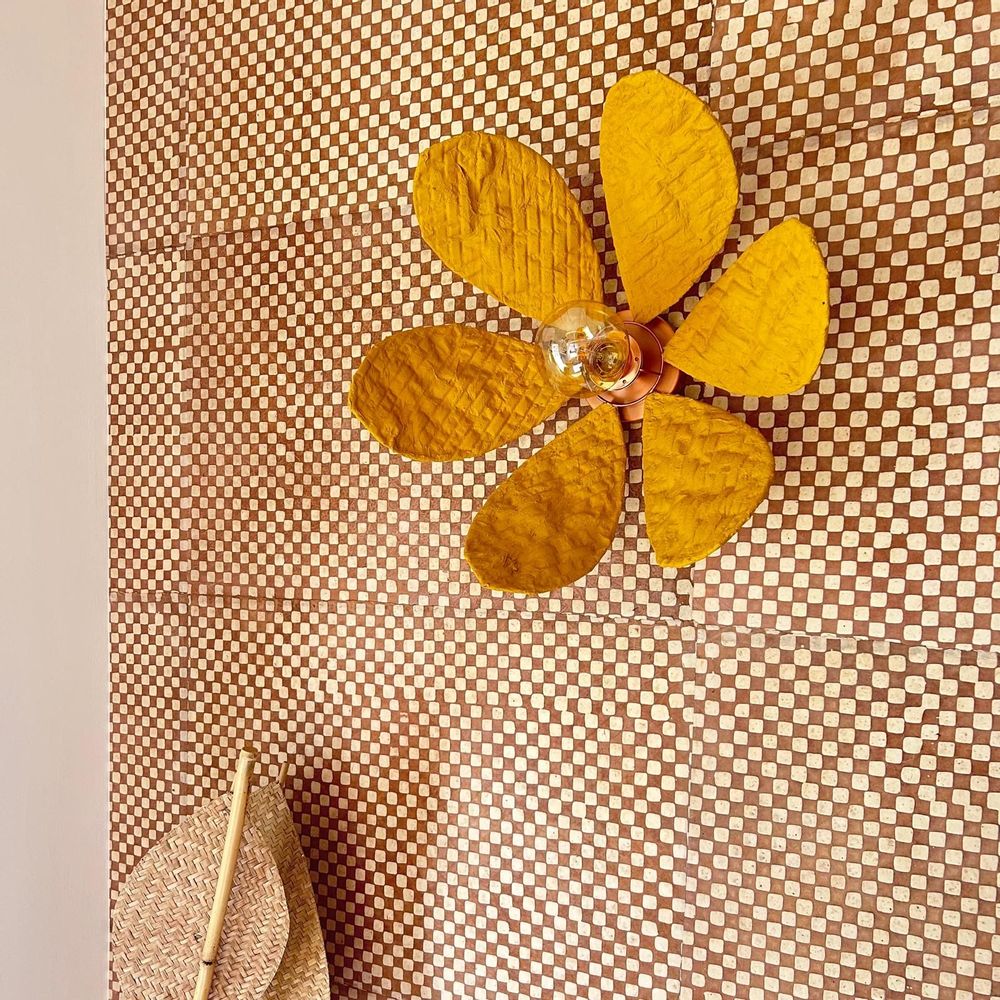 Appliques - Abat-jour NENUPHAR Jaune Ocre - PAS DANS LA MER
