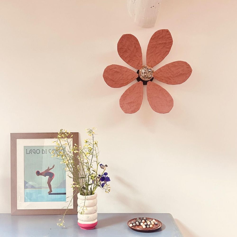 Hanging lights - NENUPHAR Pink Lampshade - PAS DANS LA MER