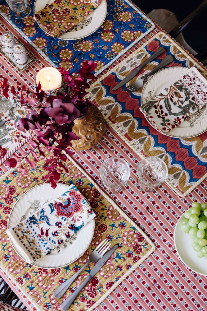 Linge de table textile - Nappe Lizzie - JAMINI BY USHA BORA