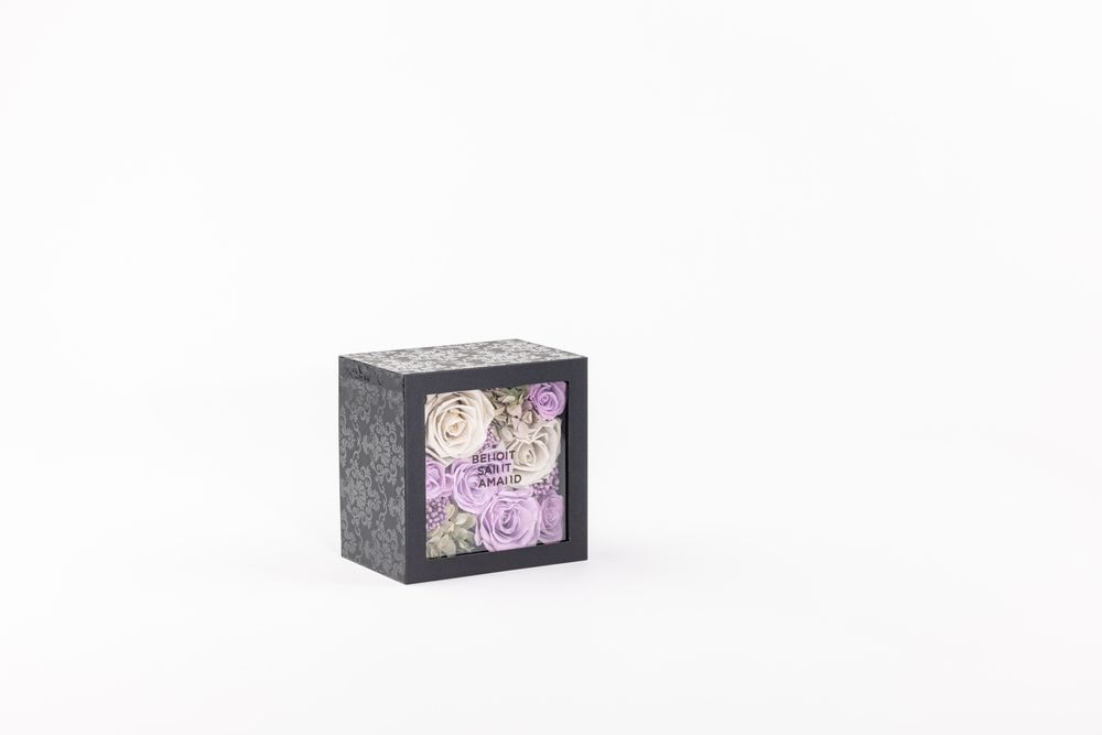 Coffrets et boîtes - Coffret de fleurs préservées - Carré Size M - BENOIT SAINT AMAND