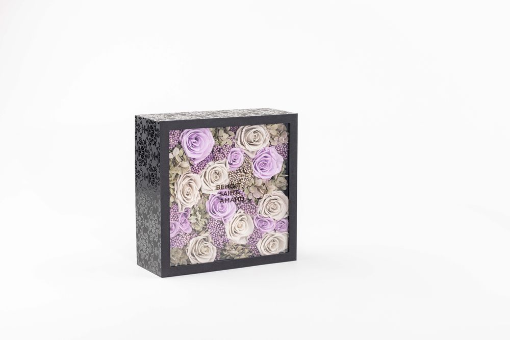 Objets de décoration - Coffret de fleurs préservées - Carré Size L - BENOIT SAINT AMAND