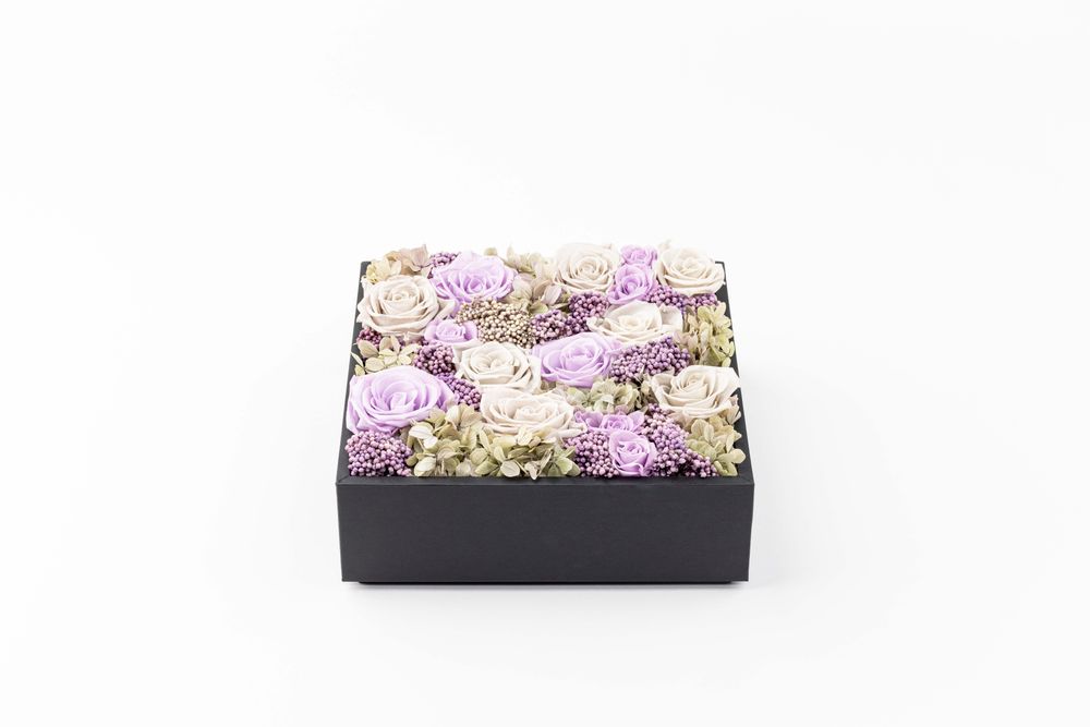 Objets de décoration - Coffret de fleurs préservées - Carré Size L - BENOIT SAINT AMAND