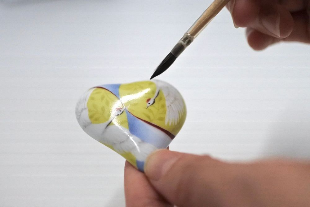 Unique pieces - Ring box heart crane - YUKO KIKUCHI