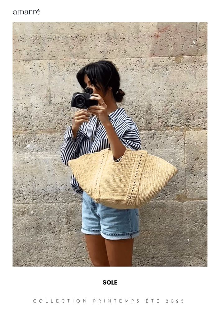 Sacs et cabas - SAC RAPHIA SOLE - AMARRÉ