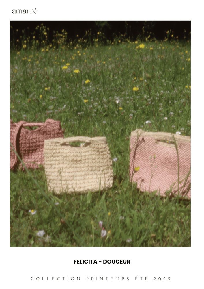 Pochettes - SAC RAPHIA FELICITA - AMARRÉ