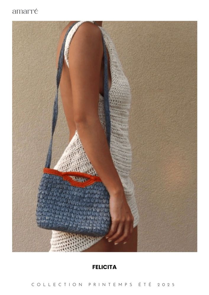 Pochettes - SAC RAPHIA FELICITA - AMARRÉ