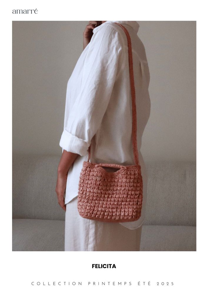 Pochettes - SAC RAPHIA FELICITA - AMARRÉ