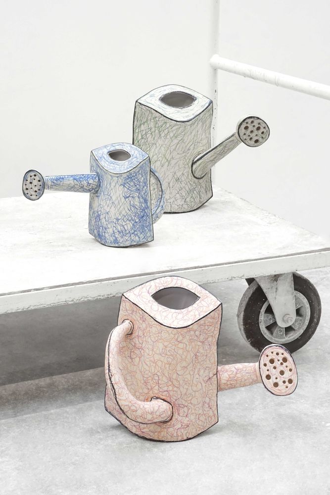 Ceramic - Whimsy Pourer Watering can - Willem Zwiers - COR UNUM
