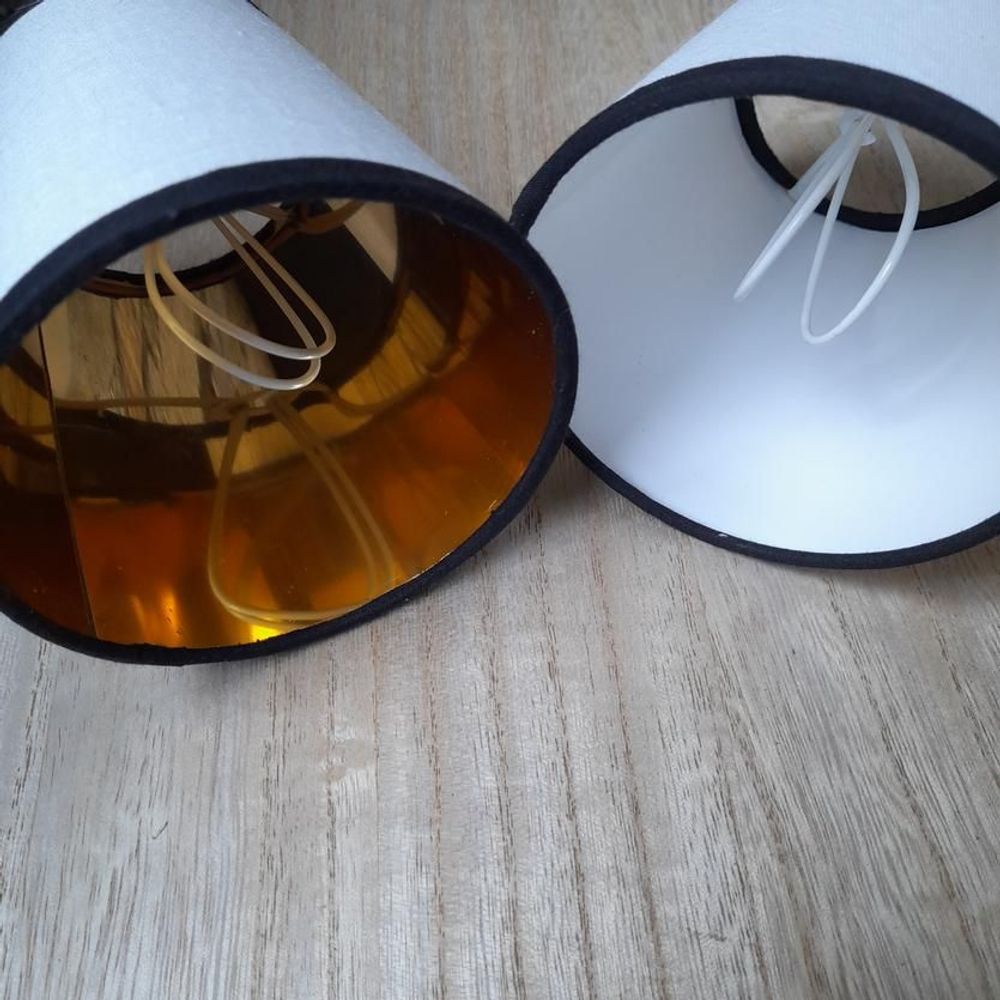Appliques - Abat-jour blanc et noir | luminaires chics - CÔTE OUEST DÉCO - PRO