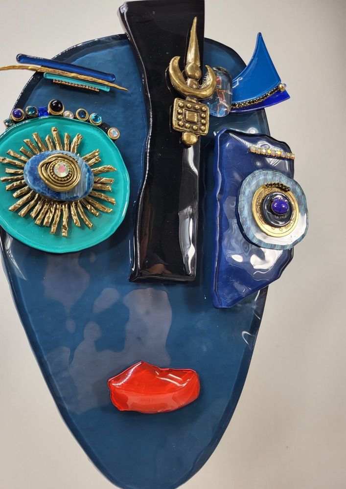Art glass - ASTER - NATHALIE BORDERIE
