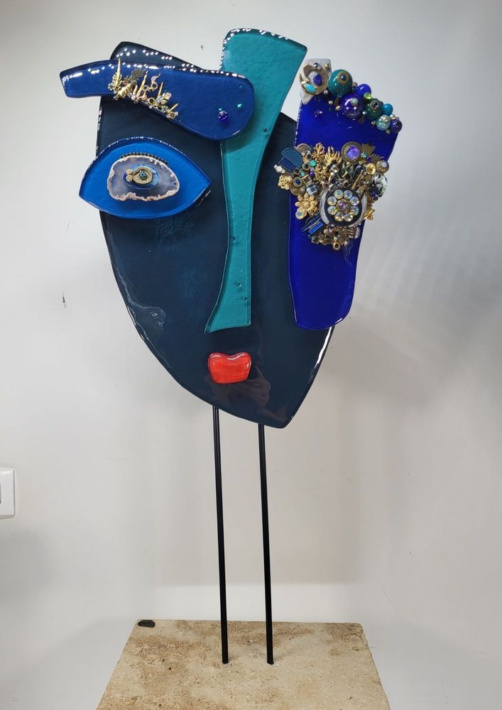 Art glass - ASTER - NATHALIE BORDERIE