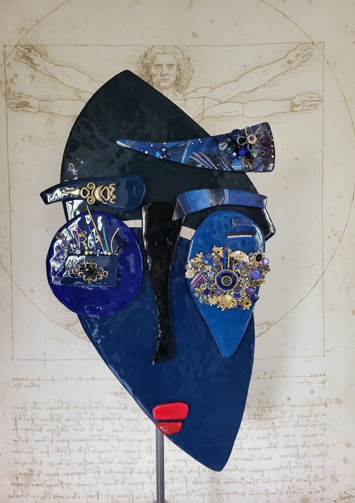 Art glass - ASTER - NATHALIE BORDERIE