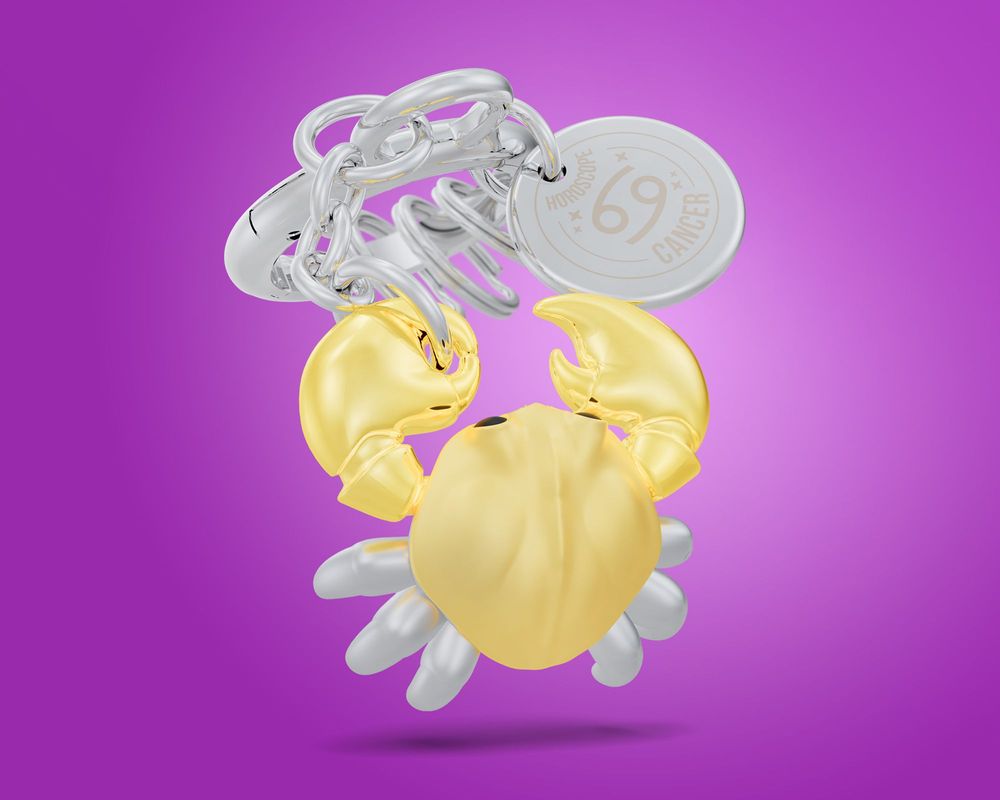 Bags and totes - Cancer Key Chain - METALMORPHOSE