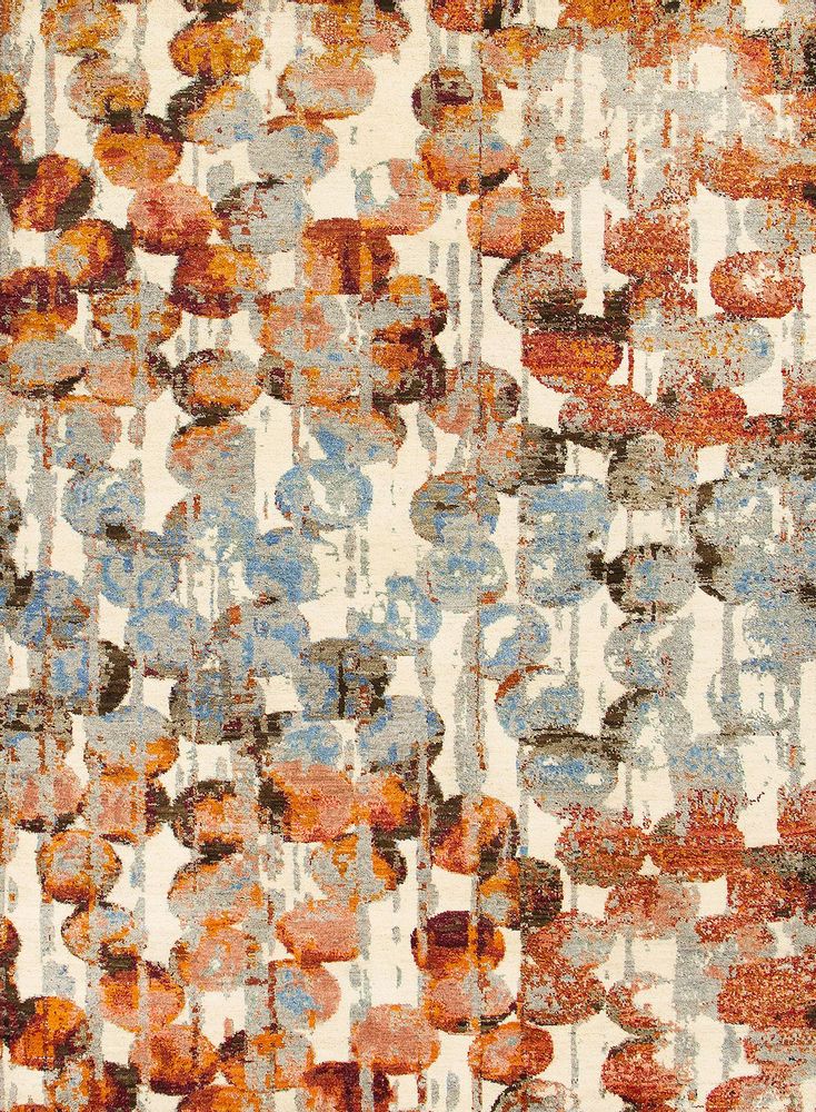 Tapis design - Sacred Rock Holes & Travel Lines 1, Dreamtime Chants Collection - ZOLLANVARI INTERNATIONAL