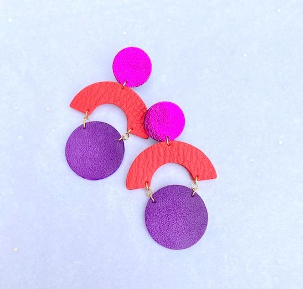 Bijoux - Boucles cuir - THE COCOTTE