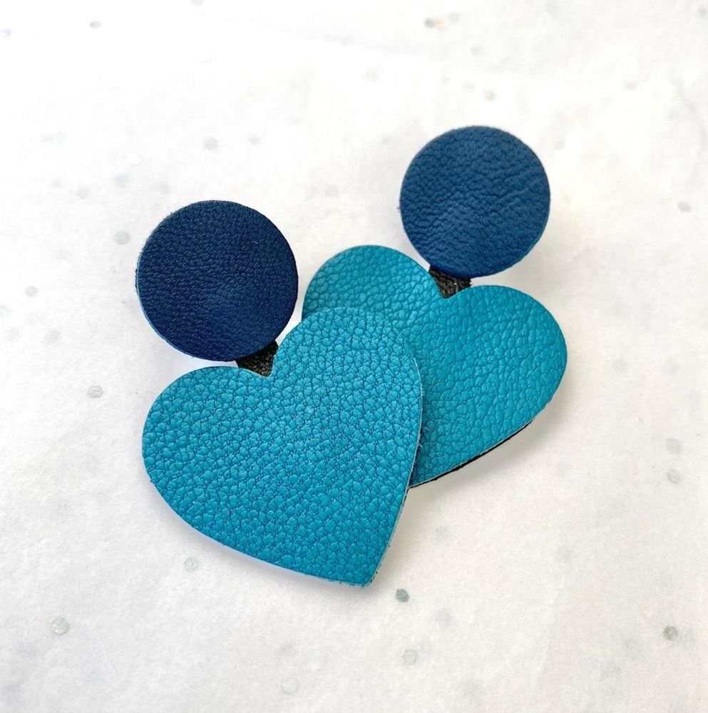 Bijoux - Boucles cuir - THE COCOTTE