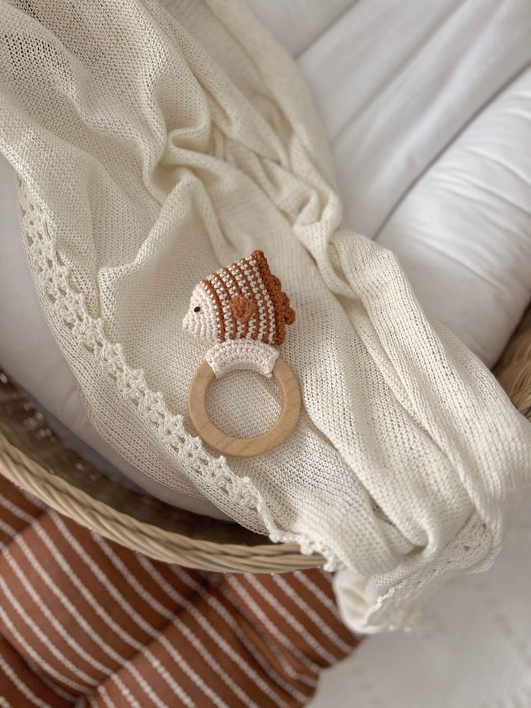 Soft toy - Maki the Fish Teething Ring | with bell - PATTI OSLO