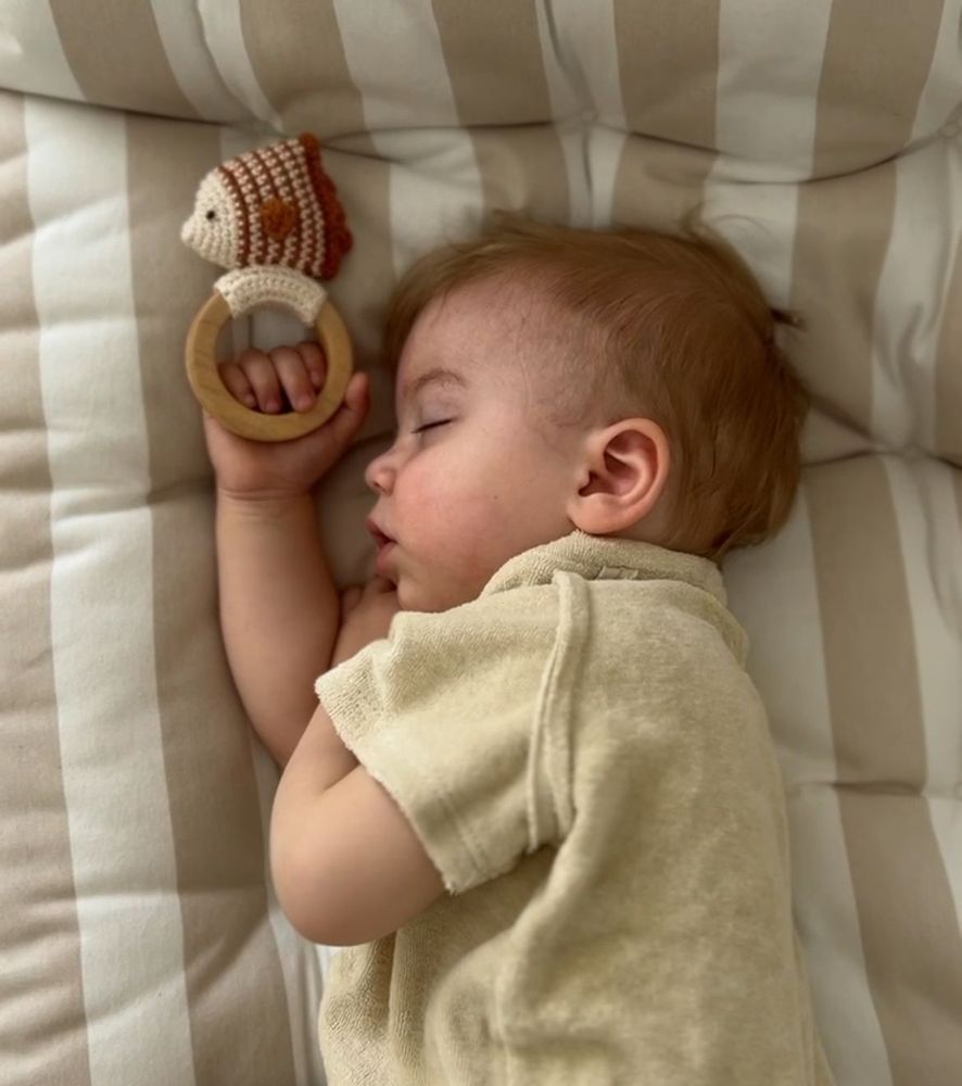 Soft toy - Maki the Fish Teething Ring | with bell - PATTI OSLO
