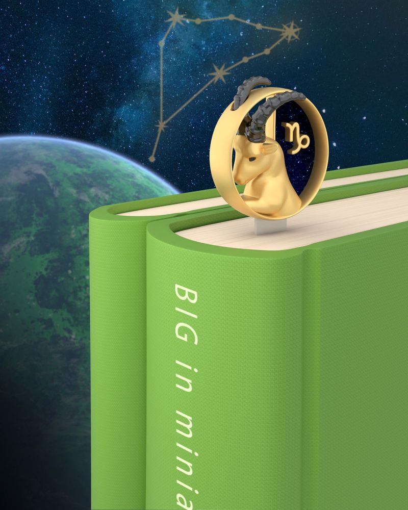 Stationery - Capricorn Bookmark - METALMORPHOSE