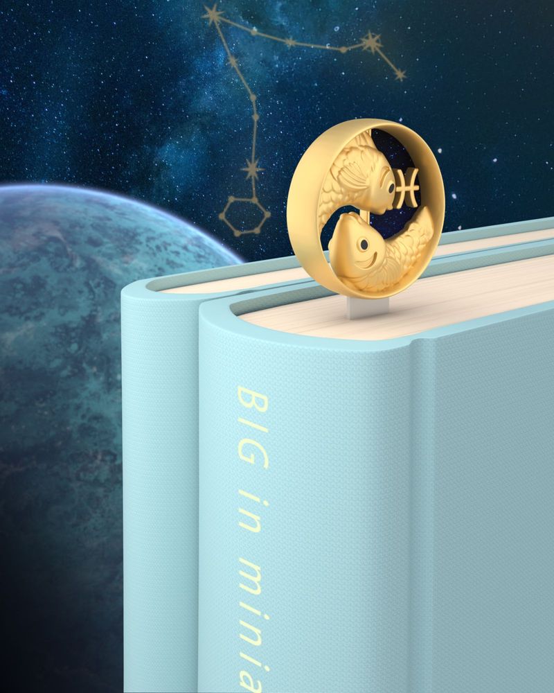 Stationery - Pisces Bookmark - METALMORPHOSE