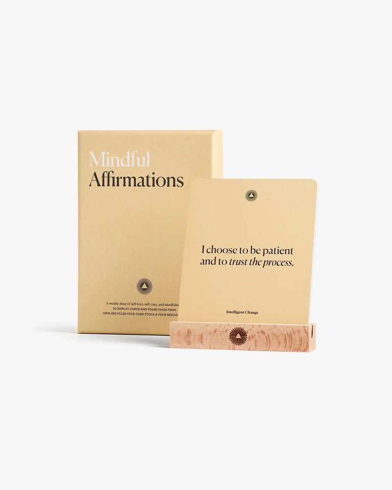 Papeterie bureau - Cartes d'affichage d'affirmations conscientes - INTELLIGENT CHANGE