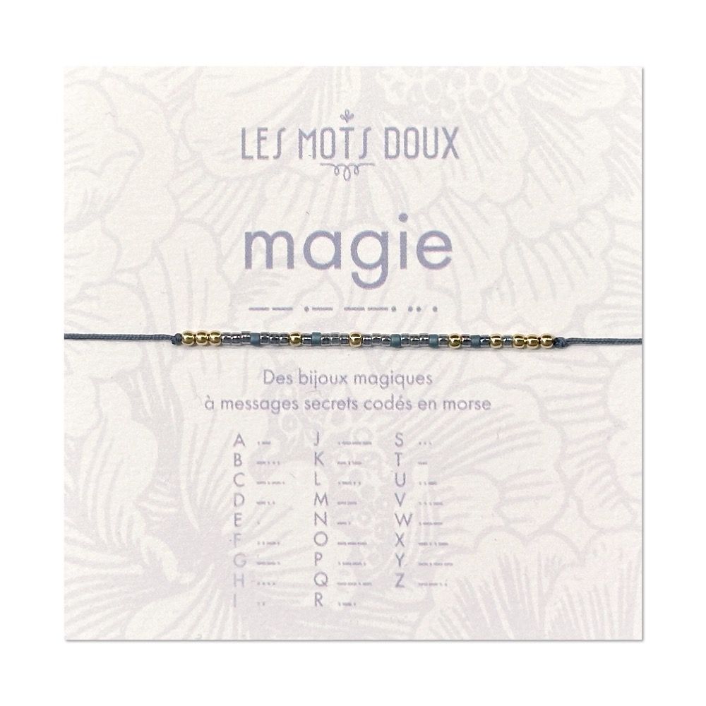 Jewelry - Morse Code Bracelet - Magic - LES MOTS DOUX
