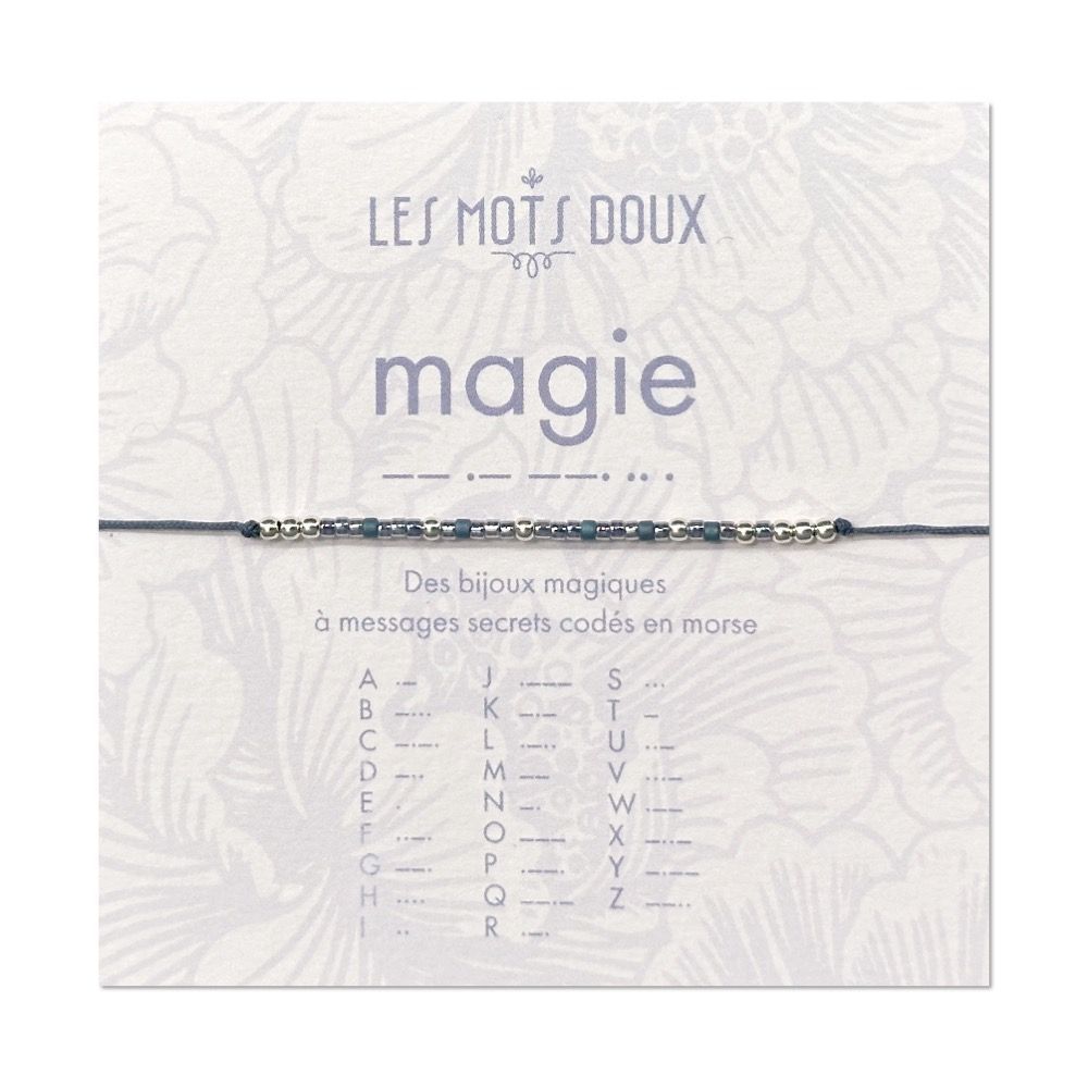 Jewelry - Morse Code Bracelet - Magic - LES MOTS DOUX