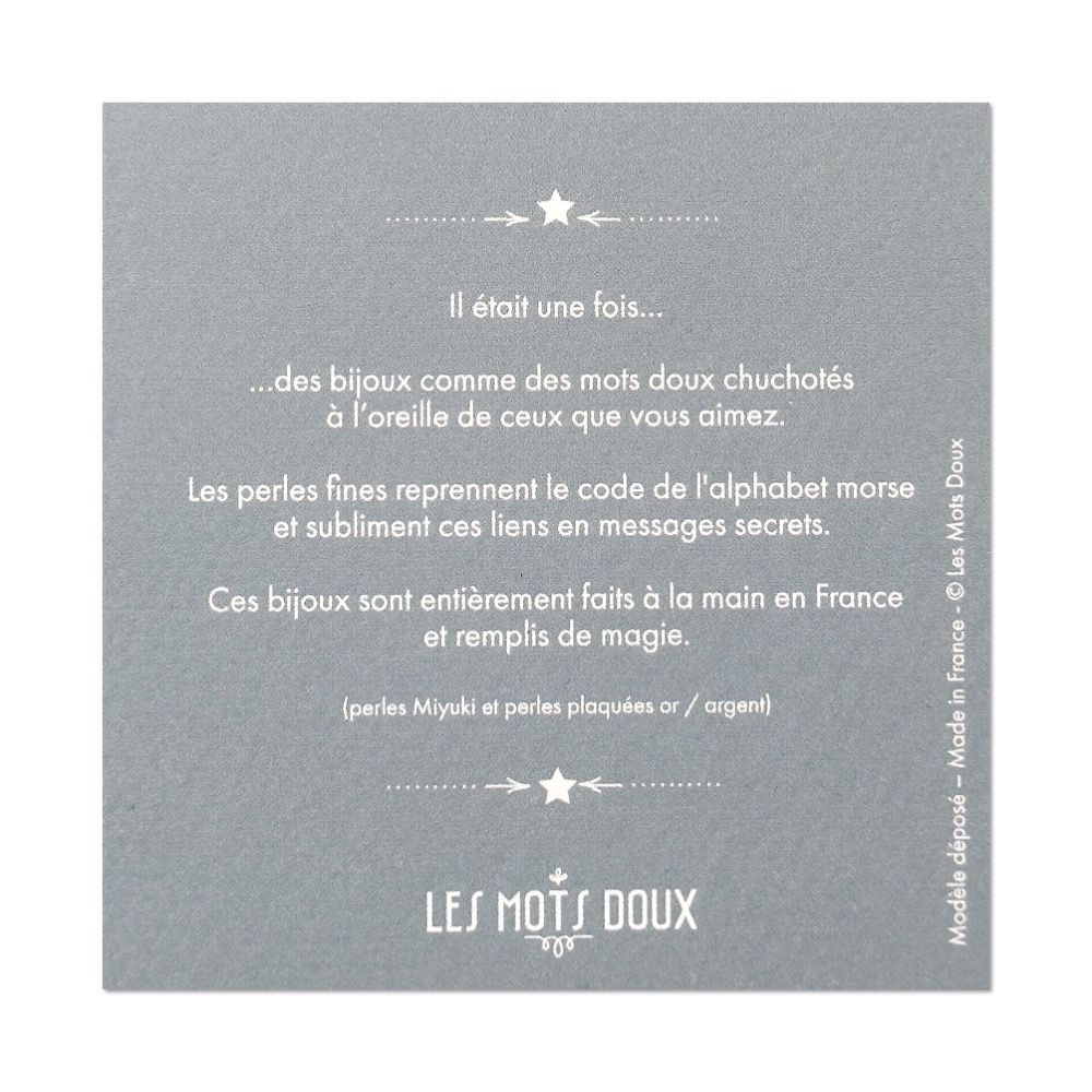 Jewelry - Morse Code Bracelet: Carpe Diem! - LES MOTS DOUX