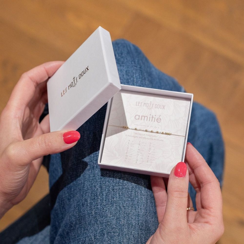 Jewelry - Morse Code Bracelet: Friendship - LES MOTS DOUX