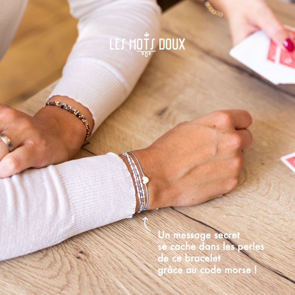 Jewelry - Morse Code Bracelet: Friendship - LES MOTS DOUX