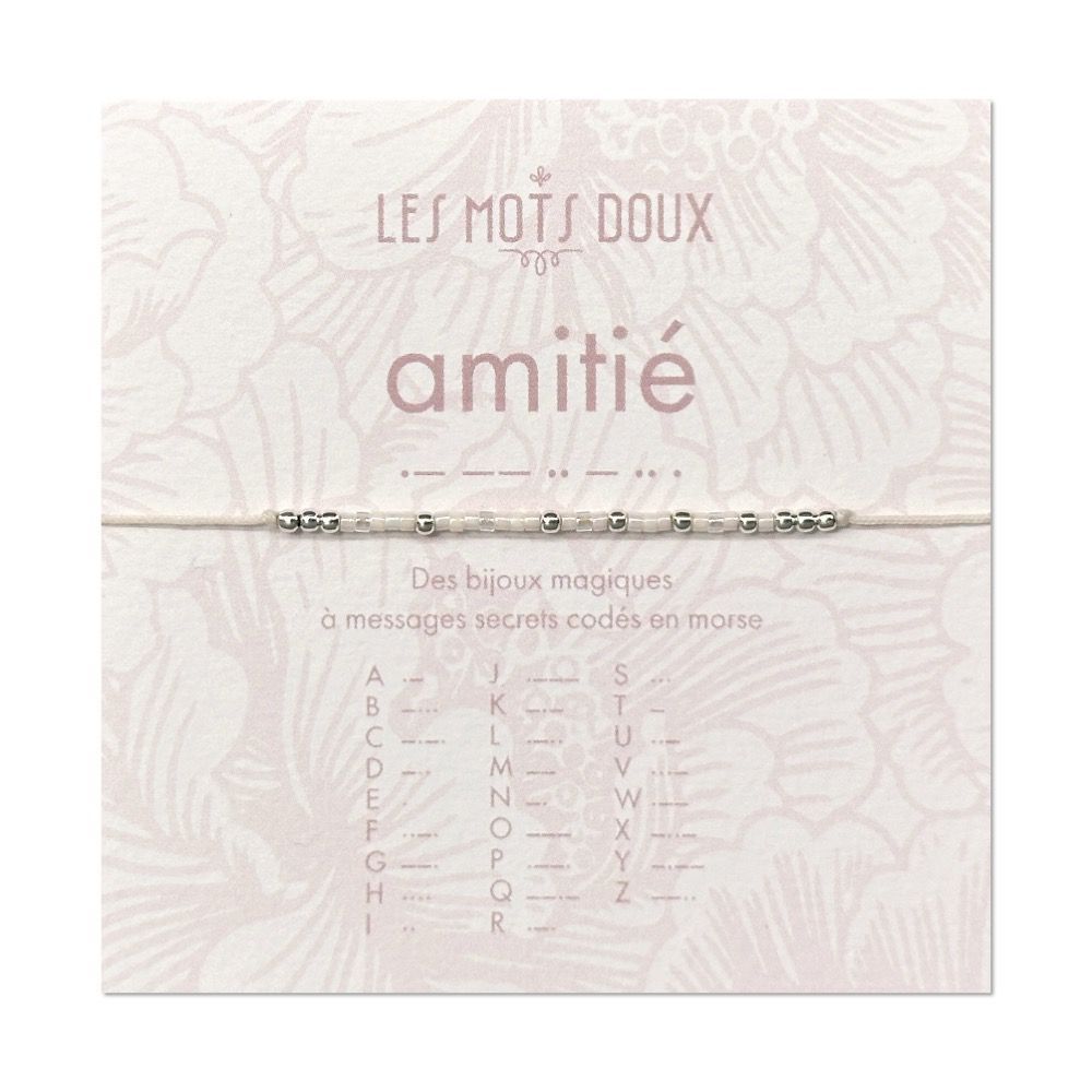 Jewelry - Morse Code Bracelet: Friendship - LES MOTS DOUX