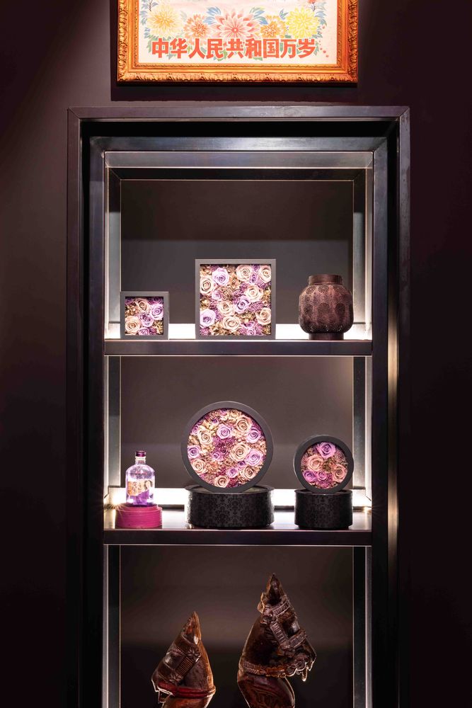 Coffrets et boîtes - Coffret de fleurs préservées - Boite ronde Taille M - BENOIT SAINT AMAND