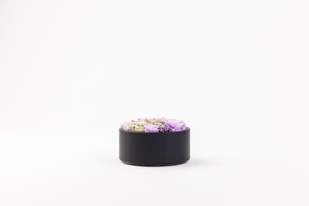Coffrets et boîtes - Coffret de fleurs préservées - Boite ronde Taille M - BENOIT SAINT AMAND