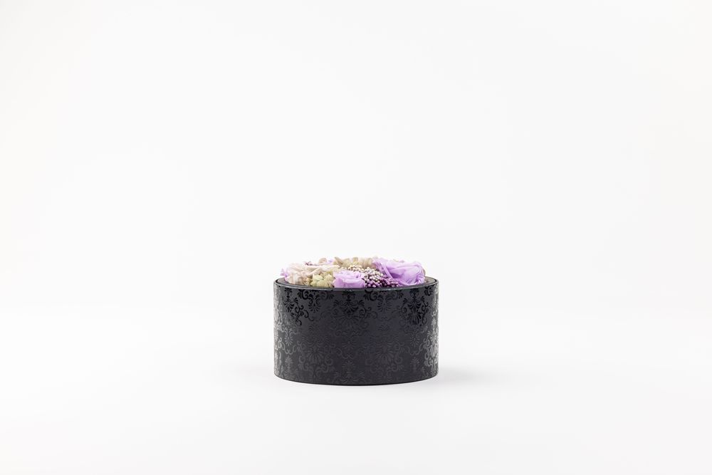 Coffrets et boîtes - Coffret de fleurs préservées - Boite ronde Taille M - BENOIT SAINT AMAND