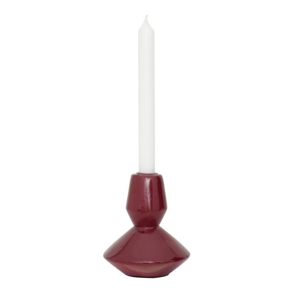 Objets de décoration - Bougeoir Logan, rouge tibétain - URBAN NATURE CULTURE AMSTERDAM