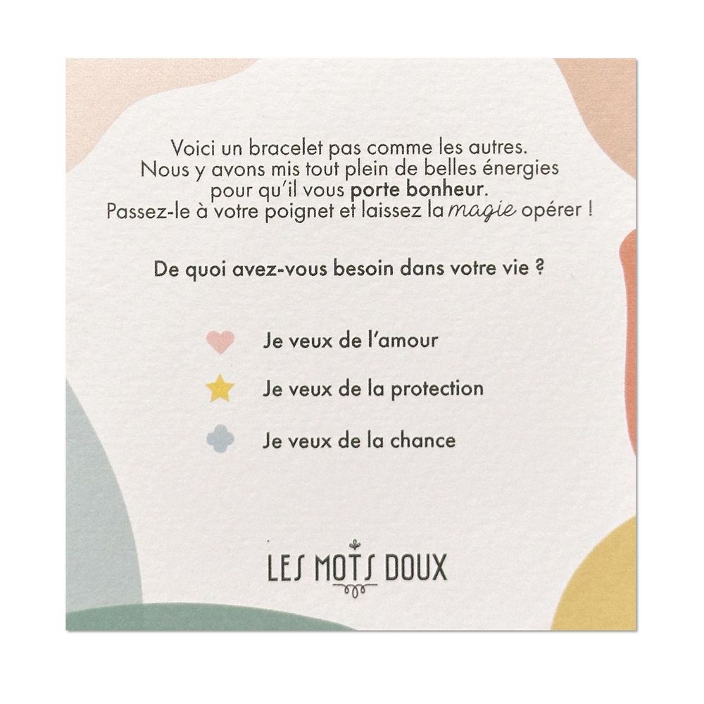 Bijoux - Bracelet (magique) trèfle - LES MOTS DOUX
