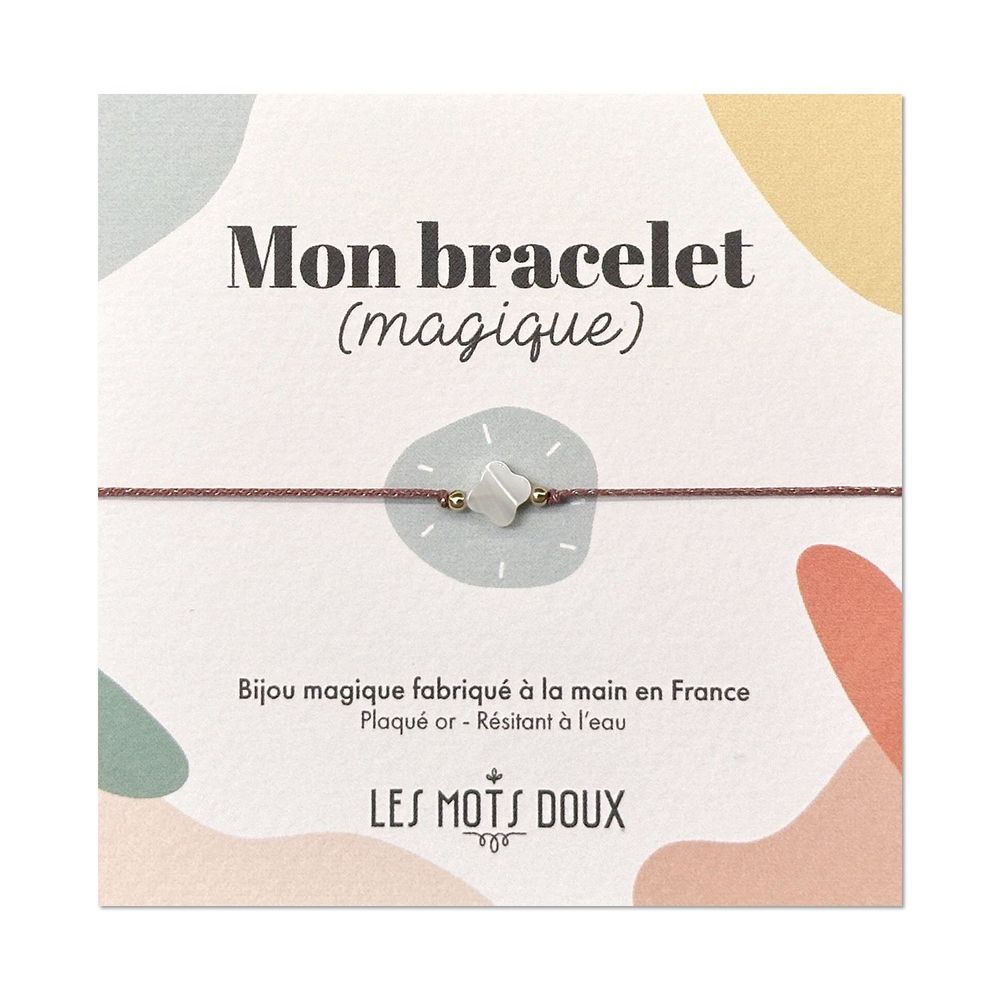 Bijoux - Bracelet (magique) trèfle - LES MOTS DOUX