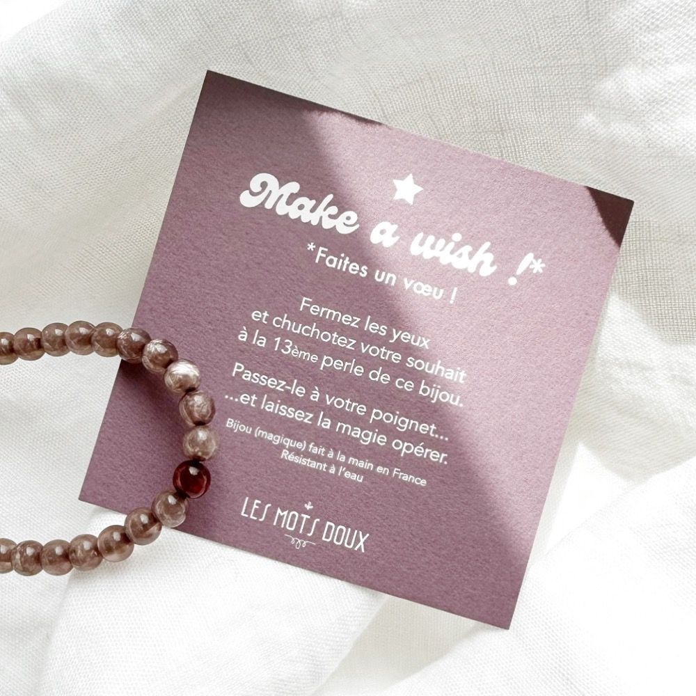 Bijoux - Bracelet “Make a wish” - LES MOTS DOUX