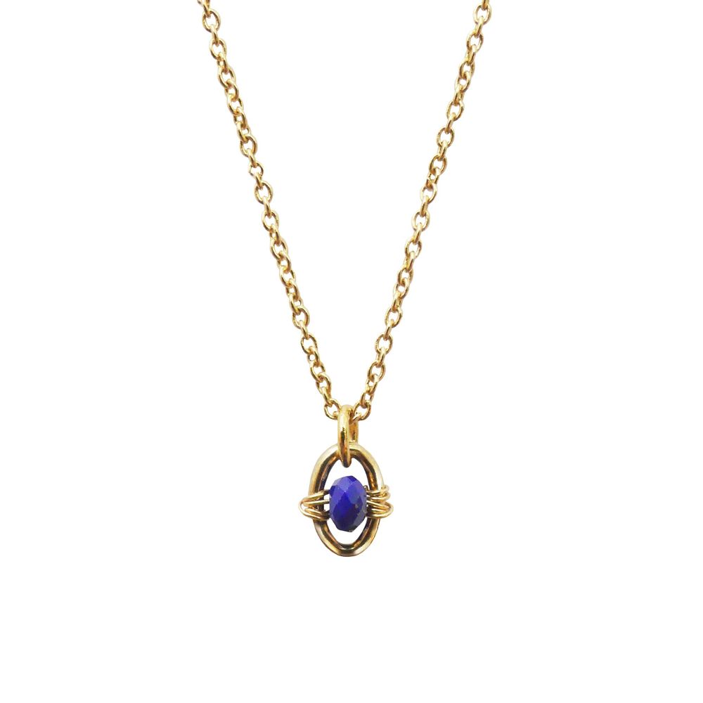 Bijoux - Collier Orphée - Lapis lazuli - AURA BIJOUX