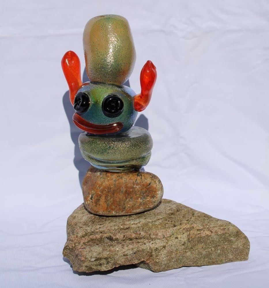 Art glass - The sculpture " Ebenezer" - KIRBEL OÜ