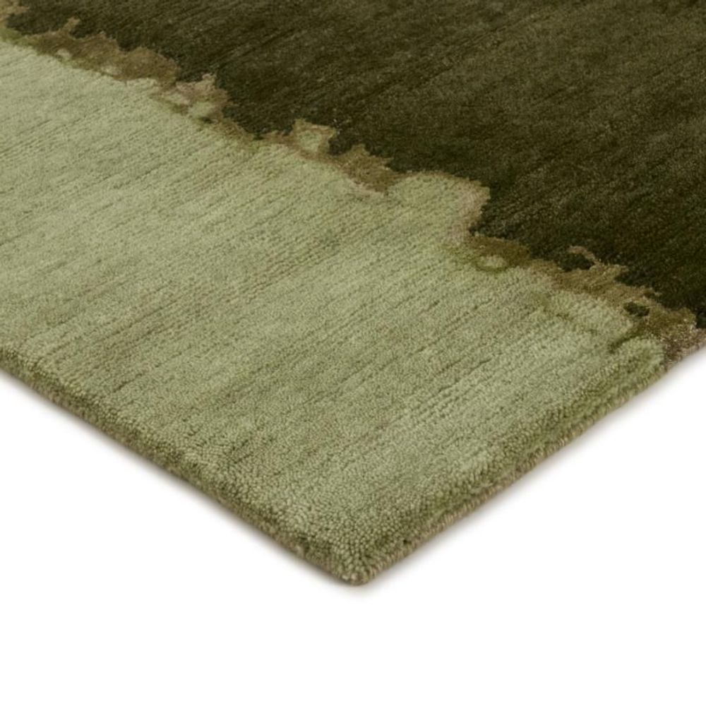 Tapis design - Tapis New Age - Runway, vert - REZAS RUGS