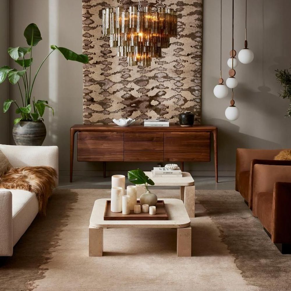 Tapis design - Tapis New Age - Runway, Beige - REZAS RUGS