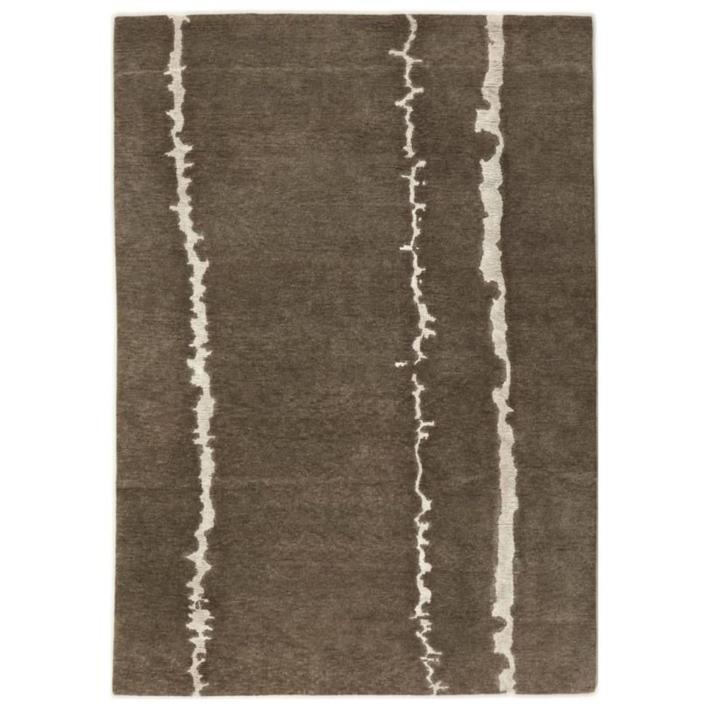 Tapis design - Tapis New Age - Path, Brown - REZAS RUGS