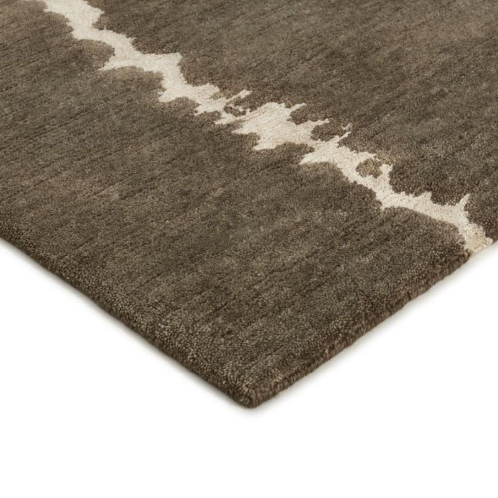 Tapis design - Tapis New Age - Path, Brown - REZAS RUGS